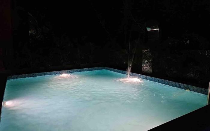 luxury villa with private pool near colva beach