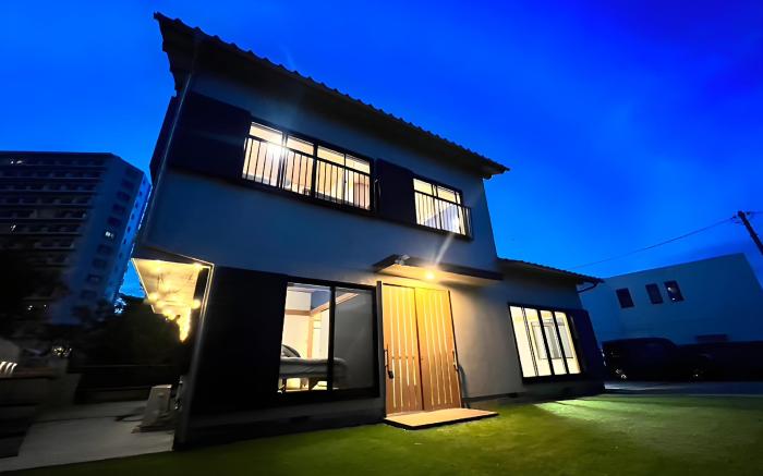 Chiba-Onjuku Max 16 ppl/118㎡・4LDK/house with parking lot/BBQ OK/Marina House