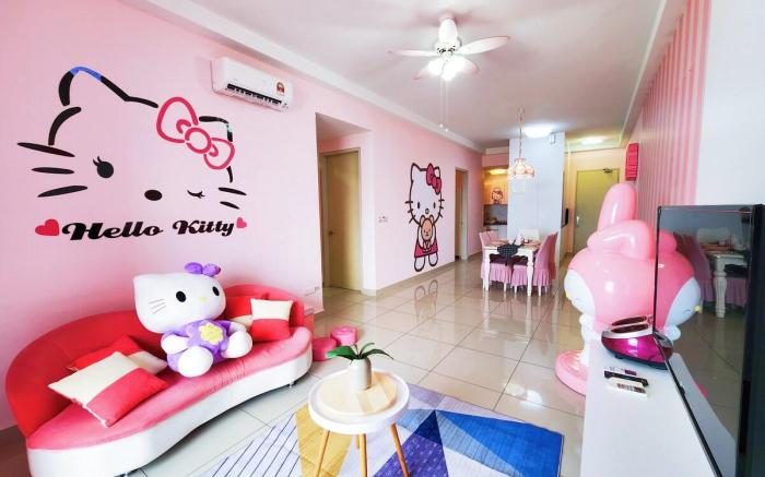 Puchong HELLO KITTY Fully-Aircon Suite