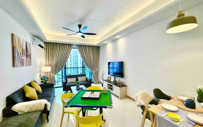 R&F Inner Circle View:Spacious 2BR@8-12pax