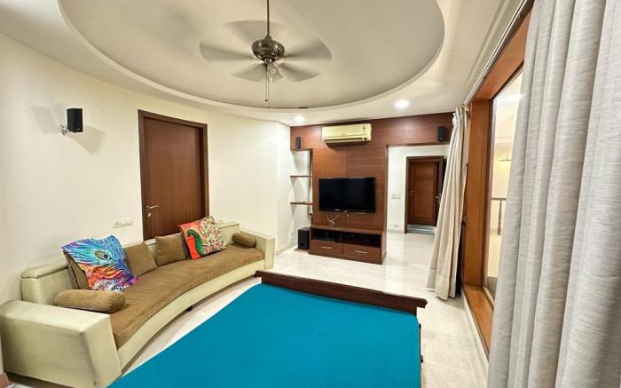 White Villa Family Room