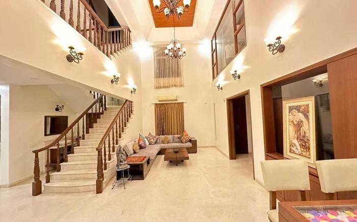 White Villa Family Room