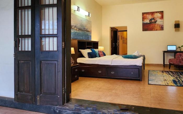 Beach front 4bhk private villa at Morjim