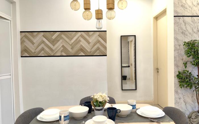 Muji Dpristine 1313 2BR, 3 min to Legoland, 6 PAX