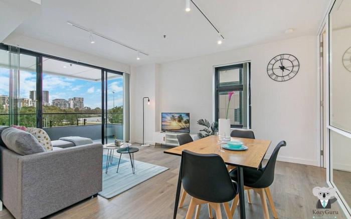 KozyGuru Wolli Creek Kozy 1 Bed Apt Sydney City