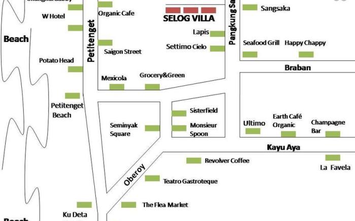 18min walk to the beach, 2BR Villa3 SeminyakOberoi