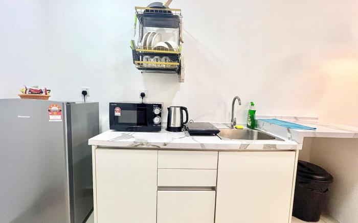 M 1-5Pax Cozy Home Trefoil 2QBeds Setia Alam WiFi