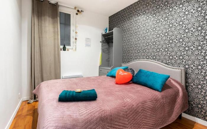 Chic 2 pièces, épuré & pragmatic à 5' de Paris