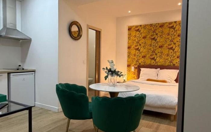 Modern Renovated studio with a touch of gilded glamour central Paris