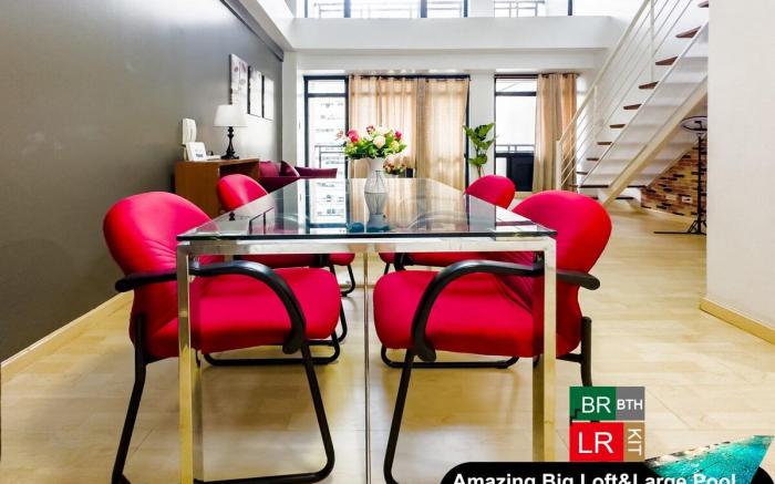 Amazing Loft big 1BR Romantic Gramercy Makati 2224