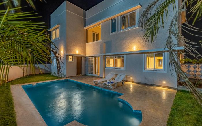 Elivaas Shourya Eden Luxe 3BHK Villa with Pvt Pool, Udaipur
