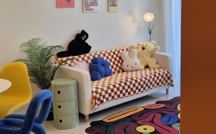 [Funky Pop Art Paradise] 3 Pax 2 BR close to Town.
