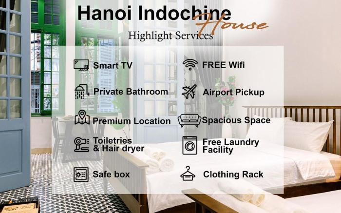 VietHOME/Hanoi Indochine House/Upto 6pax/2 Bedroom