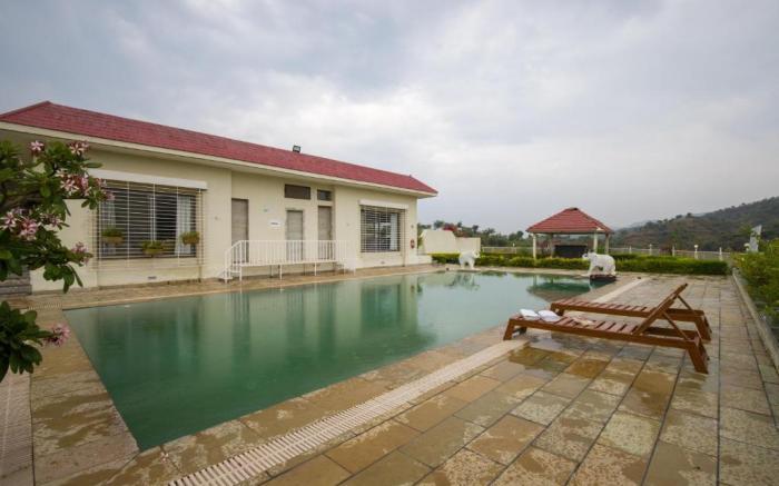 ELIVAAS Shourya Celesta Luxe 3BHK Villa with Pvt Pool, Udaipur