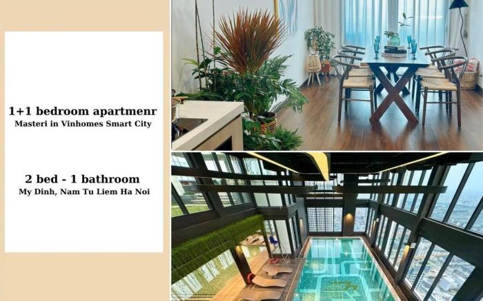 Căn hộ 2 ngủ Masteri WestHeight Vinhomes SmartCity