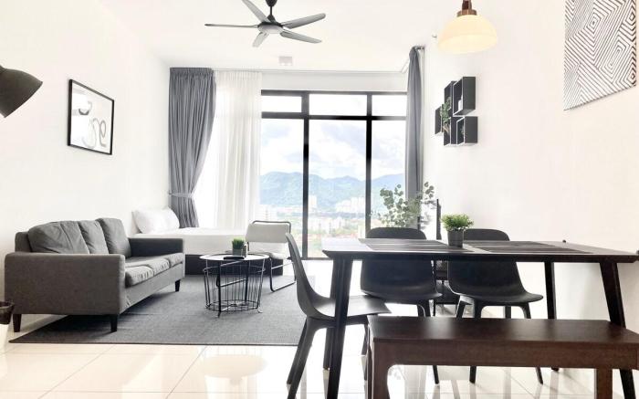 Skypool Minimalist 2BR 2Bath Suite #6pax 