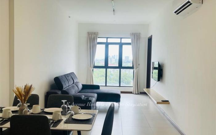 K Avenue Greyish (2bedrooms) @ Vkm Staycation