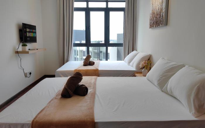 K Avenue Comfort Studio 4 Pax (5 mins to Airport)