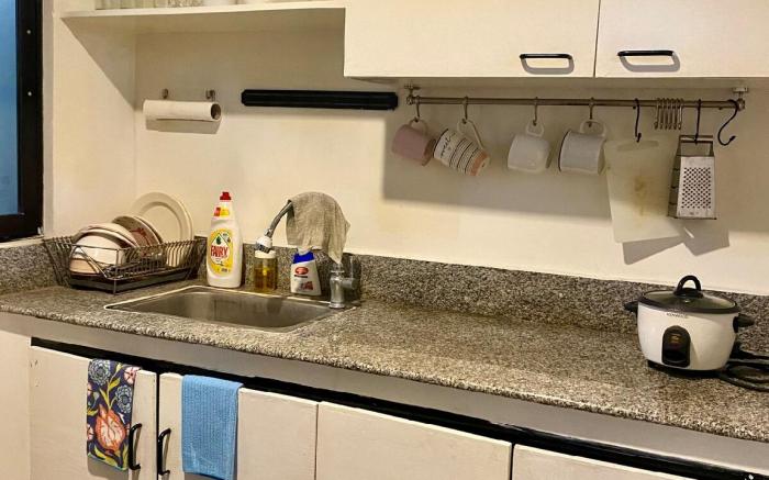 Affordable unit with kitchen.