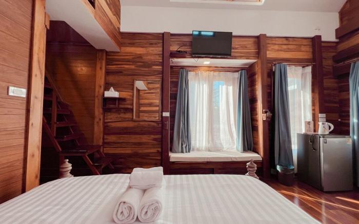 My log home resort (Garden view 3 People) Number05