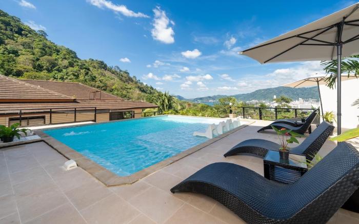 Patong Cliff  Pool villa 12 Rooms /Phuket/sleep 26