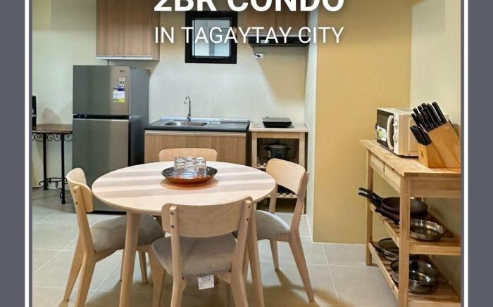Cozy 2 Bedroom in Tagaytay | 100inTV & Parking