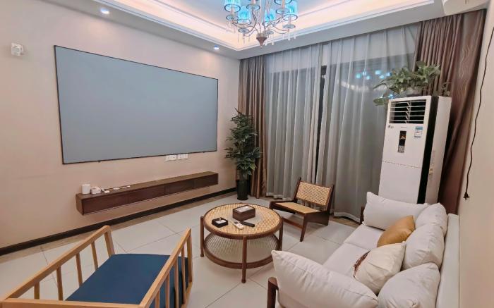 Wuchao Mist Nest - Xiexin Two Rooms and One Living Room Vintage Warm Suite