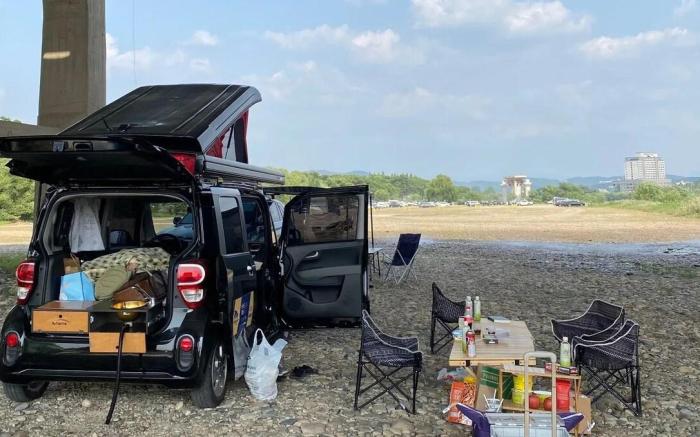 [용인]4인승 캠핑카렌트 패키지(4인탑승,4인취침) 캠핑용품풀세트포함