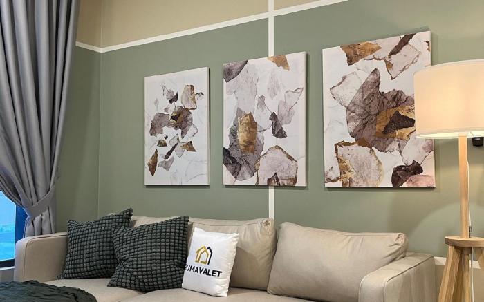 Matcha Haven 4BR @ Meta Residence | WiFi + Netflix