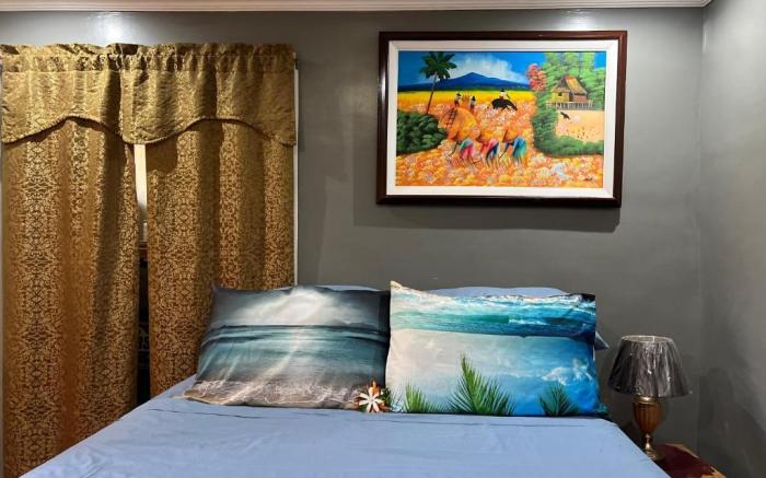 Lovely Bedroom in Lila, Bohol with WIFI, AC & Ref