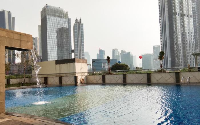 Apt 2BR City View The Wave Apartment By Travelio