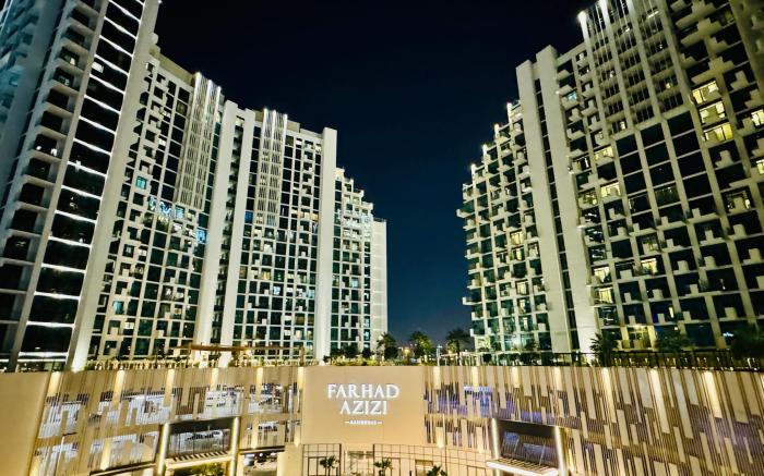 Studio farhad Azizi Residence Al Jaddaf creek 