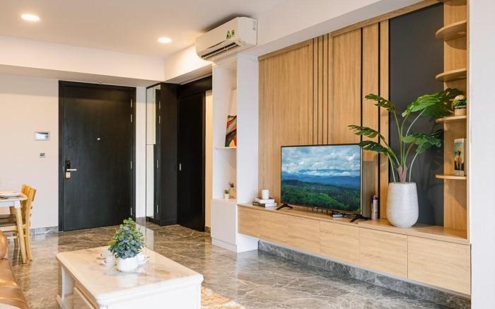 Huge 6 paxs apartment 2 bedroom at centre*poolgym