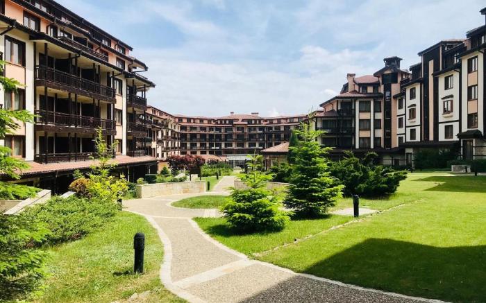 Next to the Ski Lift Downtown Bansko