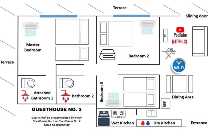 Del's Guesthouse @ Southville Same Level with Pool