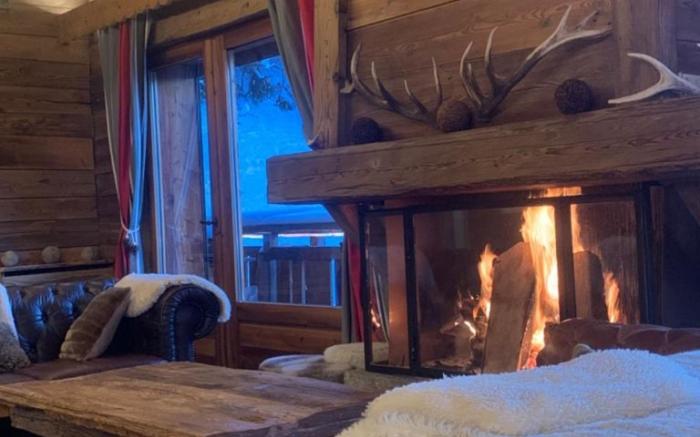 Luxueux Chalet Baron Megève.vue.Jaccuzi.pour 12