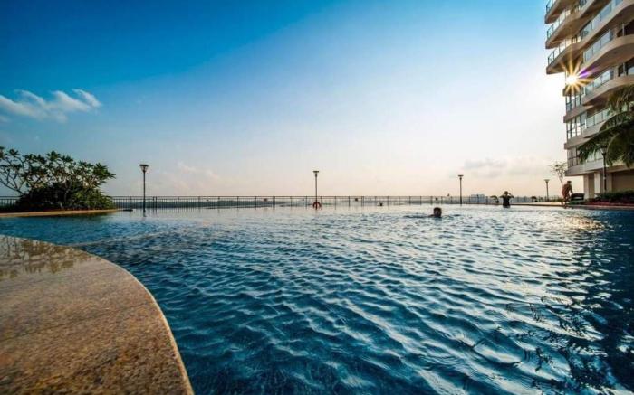 SUMMER一线海景四居四厕（60米高空海景|可住8-13人|可做饭）A12@金海湾DangaBay