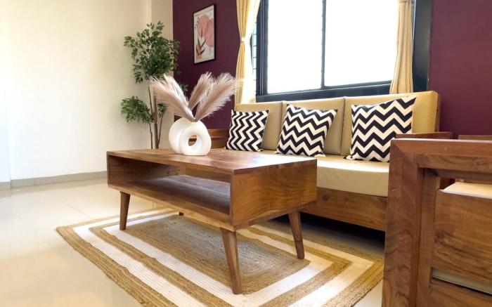 Cozy 2 BHK Near Airport by CozyCave | PLG302