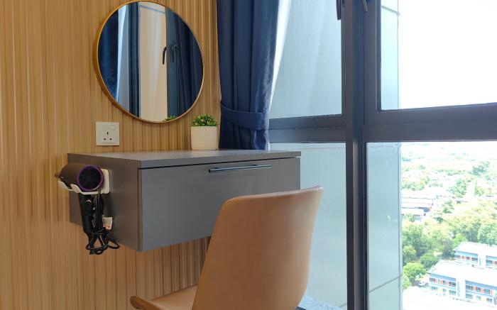 High Floor|Near Airport|Cozy Room|K Avenue 4 Pax