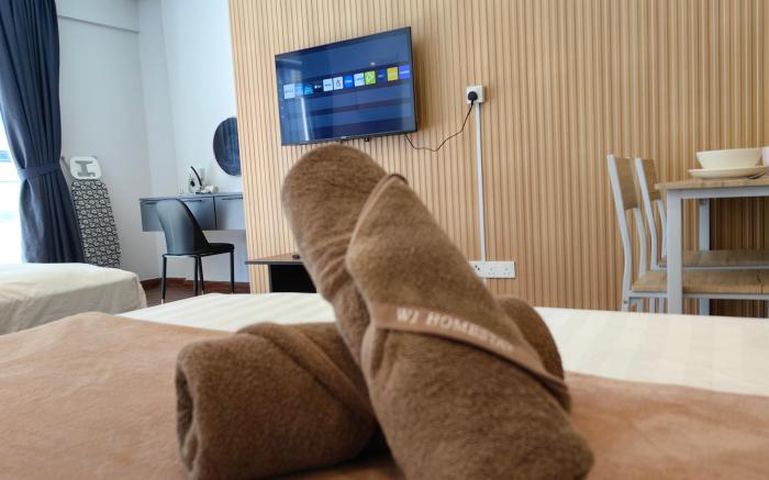 High Floor|Near Airport|Cozy Room|K Avenue 4 Pax