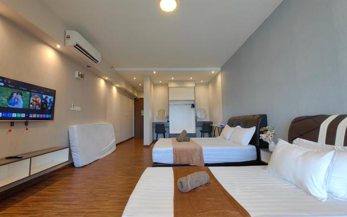 High Floor|Near Airport|Cozy Room|K Avenue 4 Pax