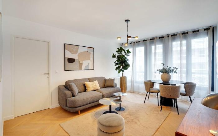 Sleek & Refined Apartment - Levallois-Perret