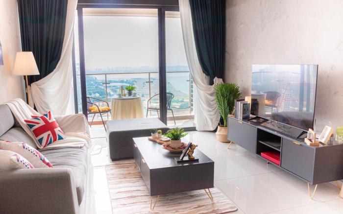 Baypoint Seaview  Design 3BR L29 wifi600MB@8-12Pax