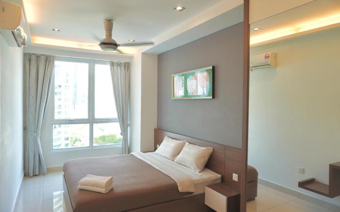 Cozy 2B2R w/Balcony  #6Pax #Seaview #Gurney Drive 