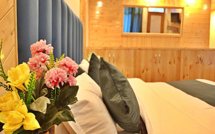 hotel  snow green