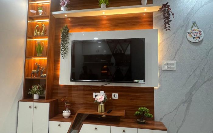 Atlas Homestays 1BHK 201 55" TV,