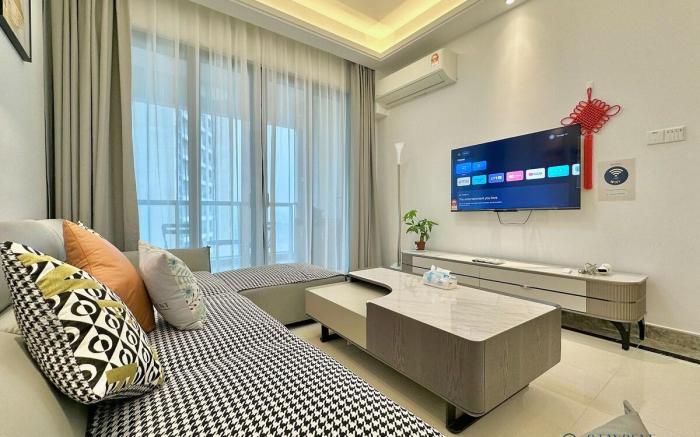 R&F Seine Region•2 Bedroom/4Pax/Balcony/SeaView