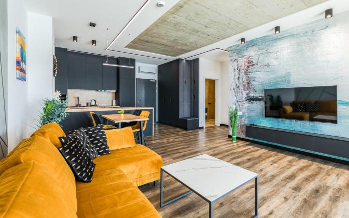 Apartament A205 z jedną sypialnią Giżycko