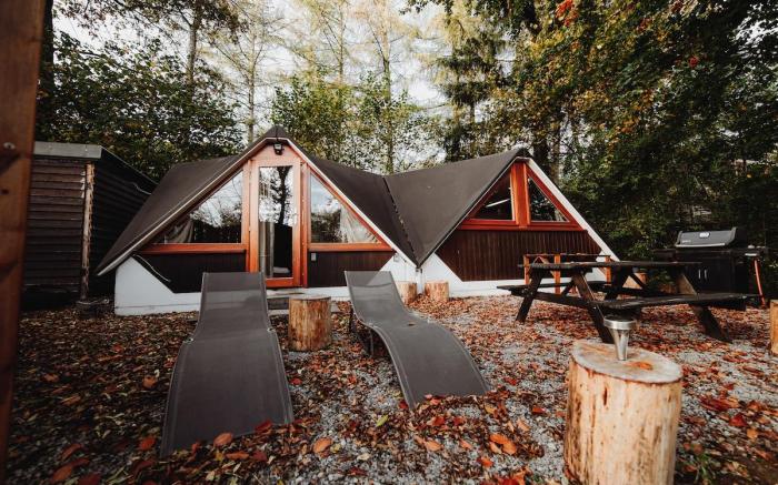 Cottage with a hot tub - In The Woods