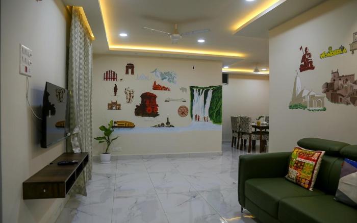 Cozy 3 bhk A/C home @ wipro circle